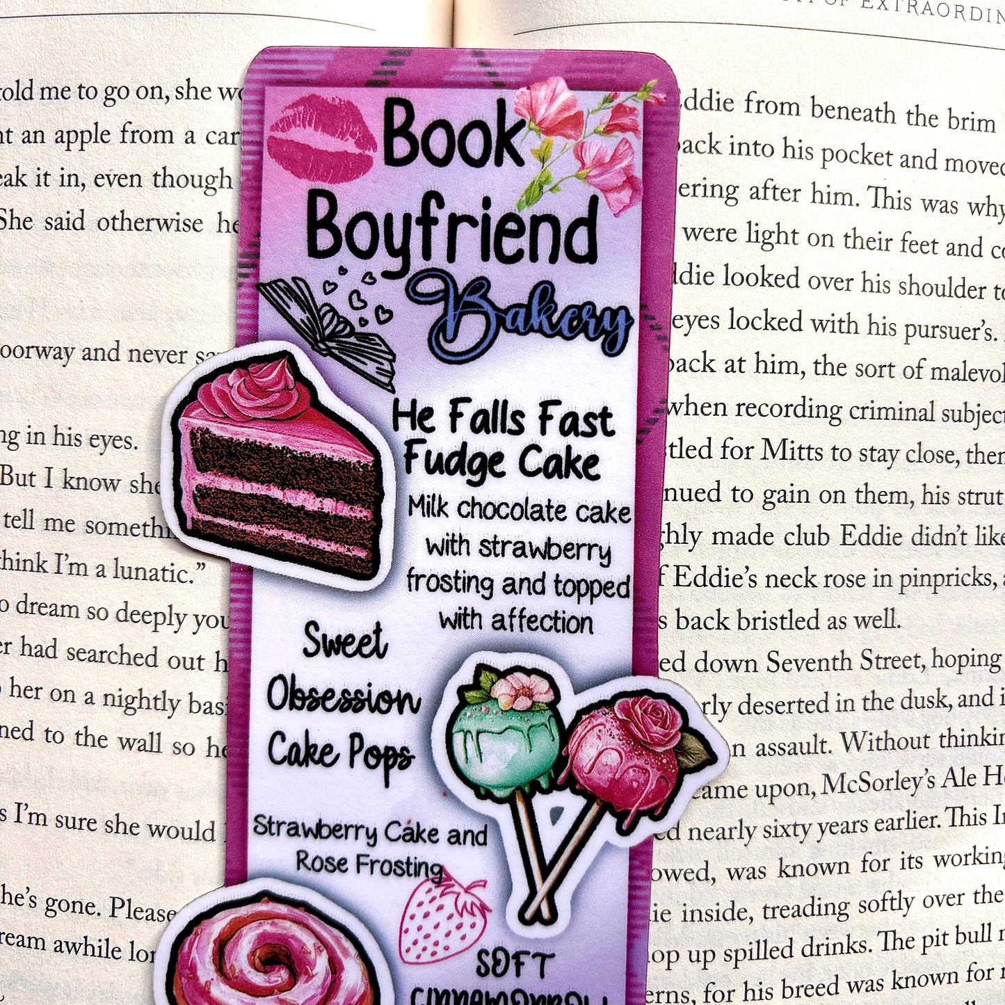 Book Boyfriend Paper Bookmark