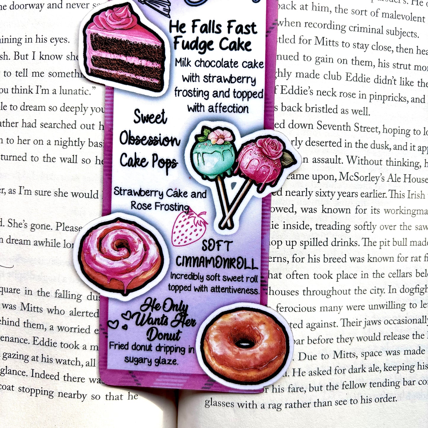 Book Boyfriend Paper Bookmark