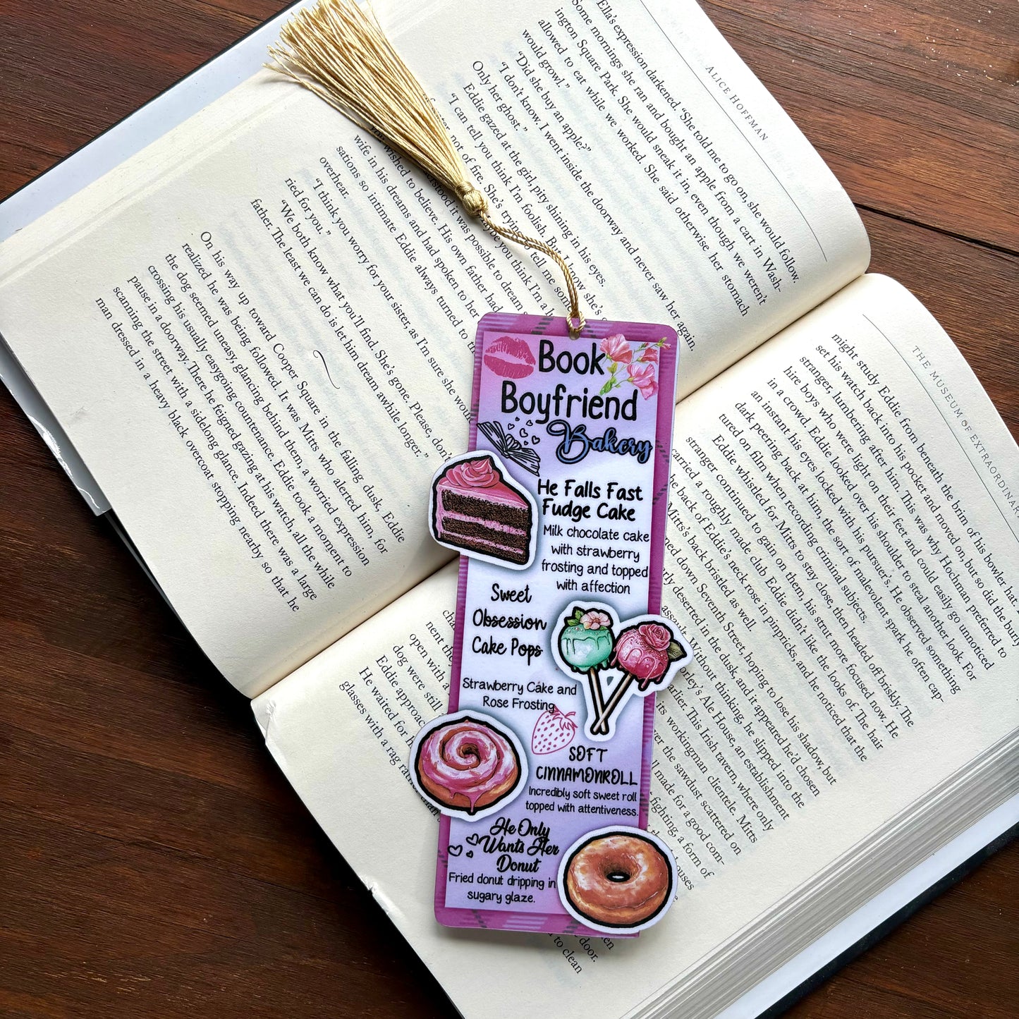 Book Boyfriend Paper Bookmark