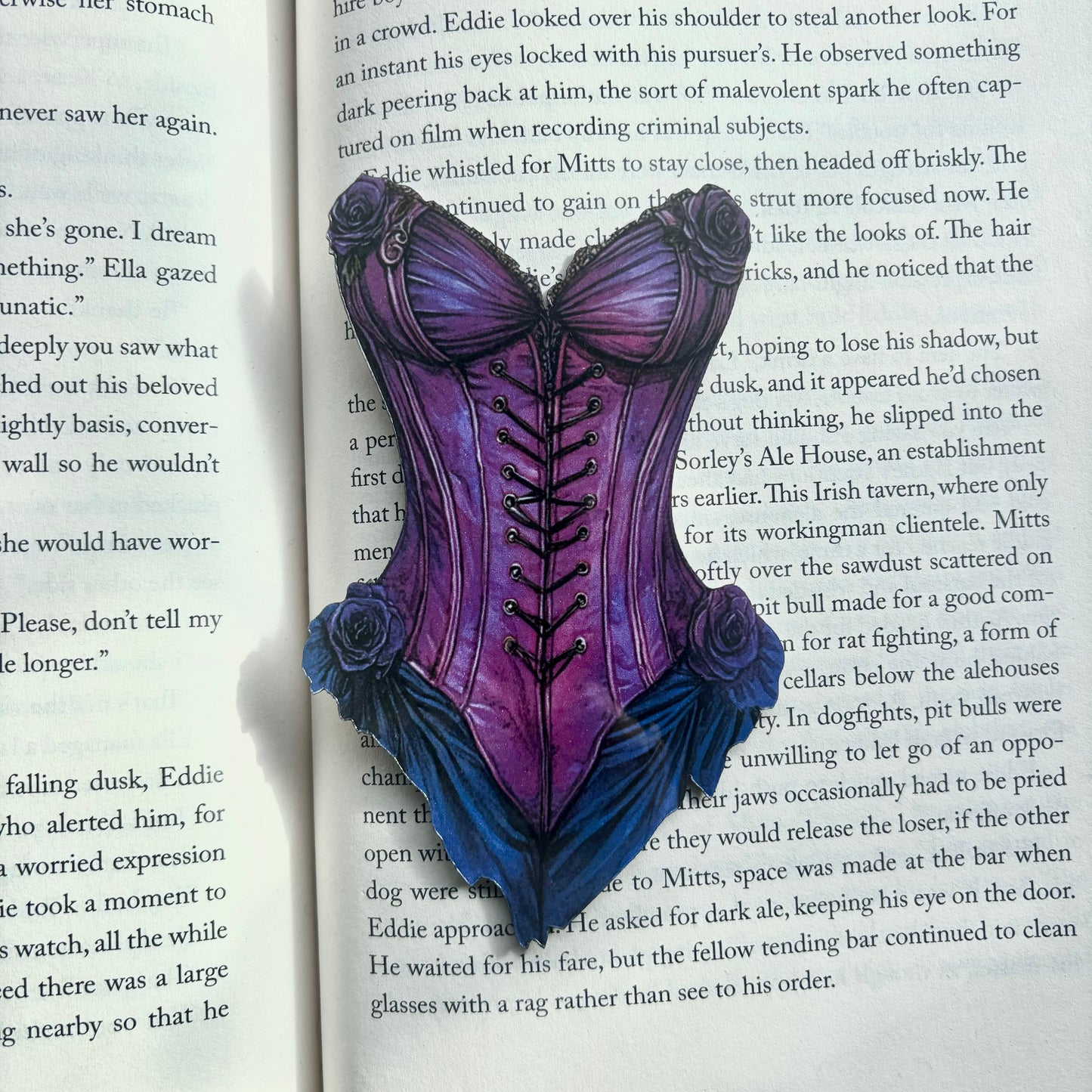 Victorian Gothic Corset Bookmark