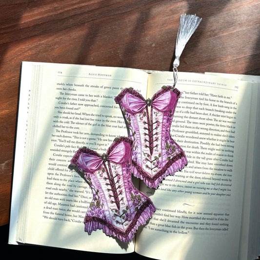 Lavender Regency Corset Bookmark