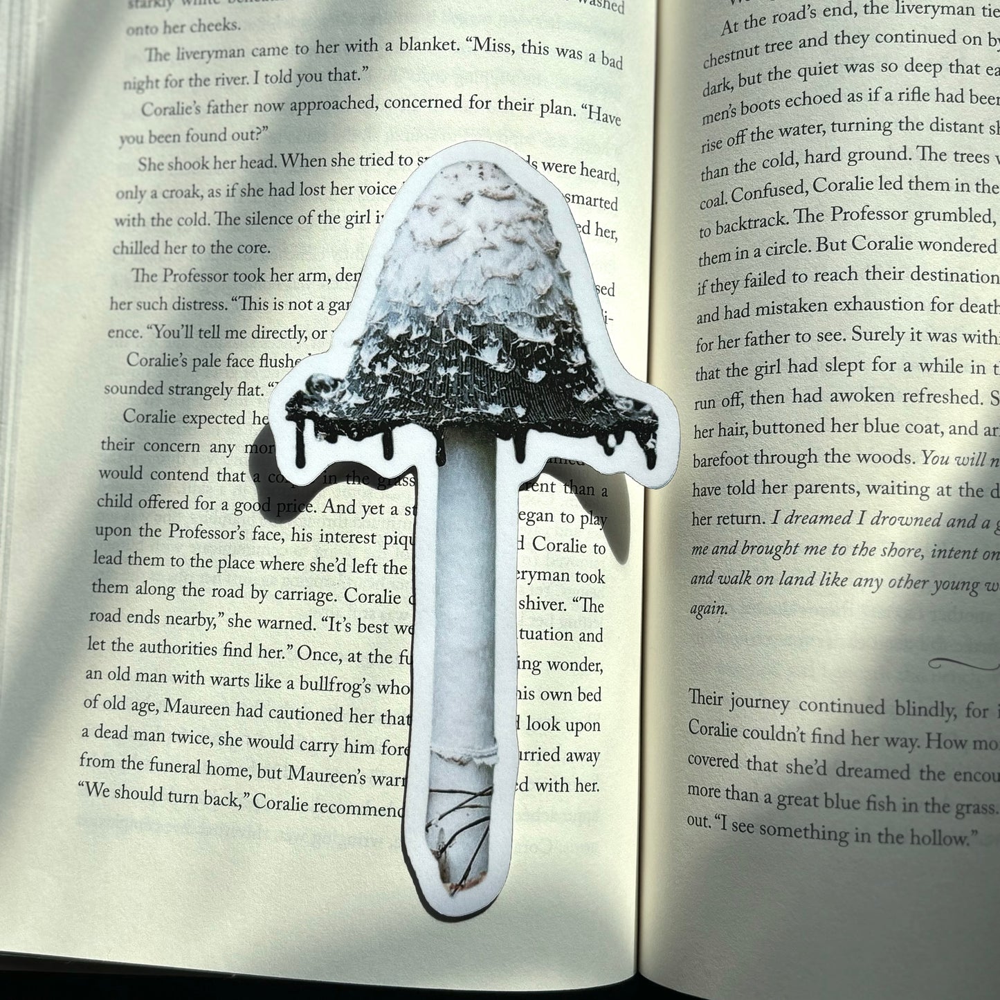 Inky Cap Mushroom Bookmark