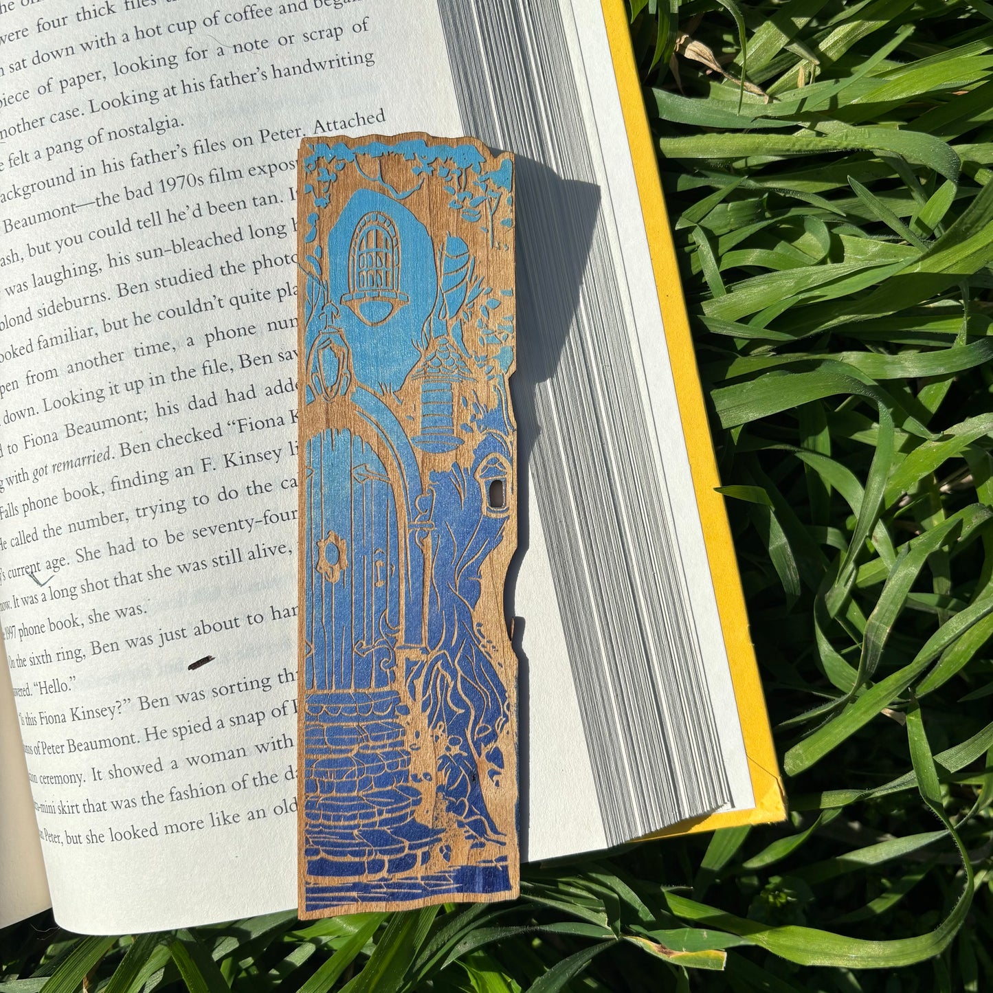 Fairy Door Wooden Bookmark