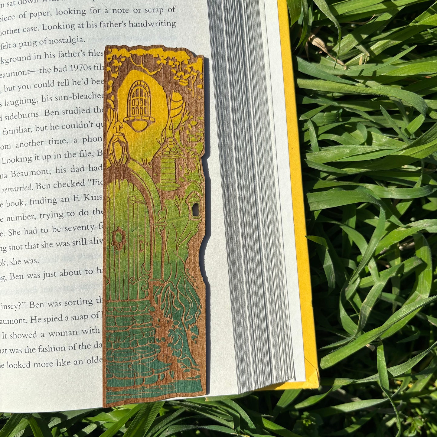 Fairy Door Wooden Bookmark