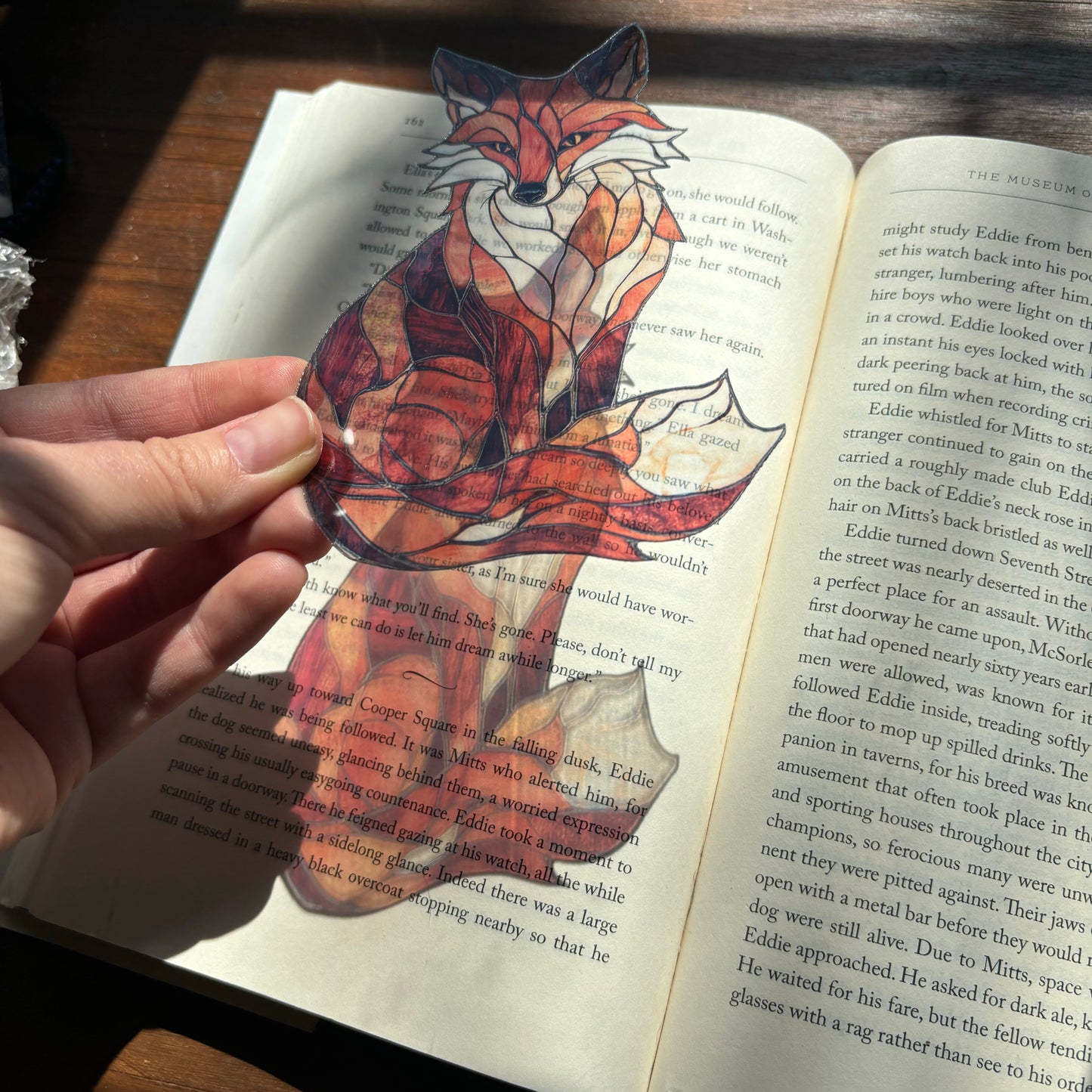 Fox Transparent Bookmark