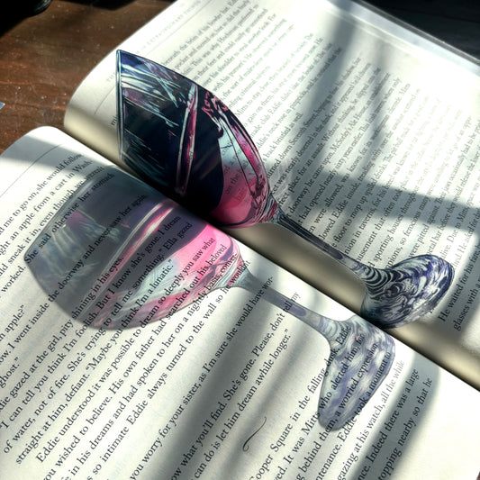 Wine Glass Transparent Bookmark