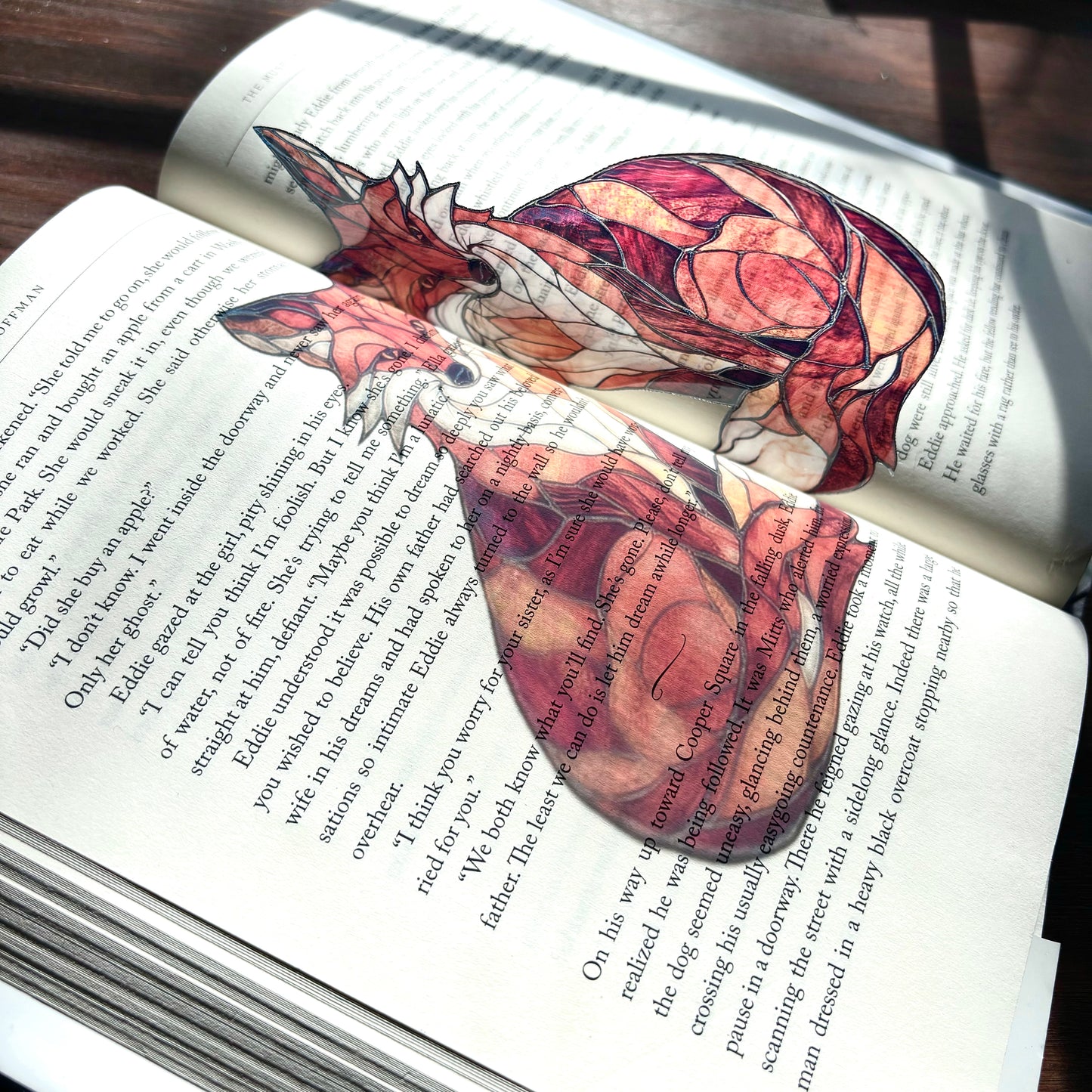 Fox Transparent Bookmark