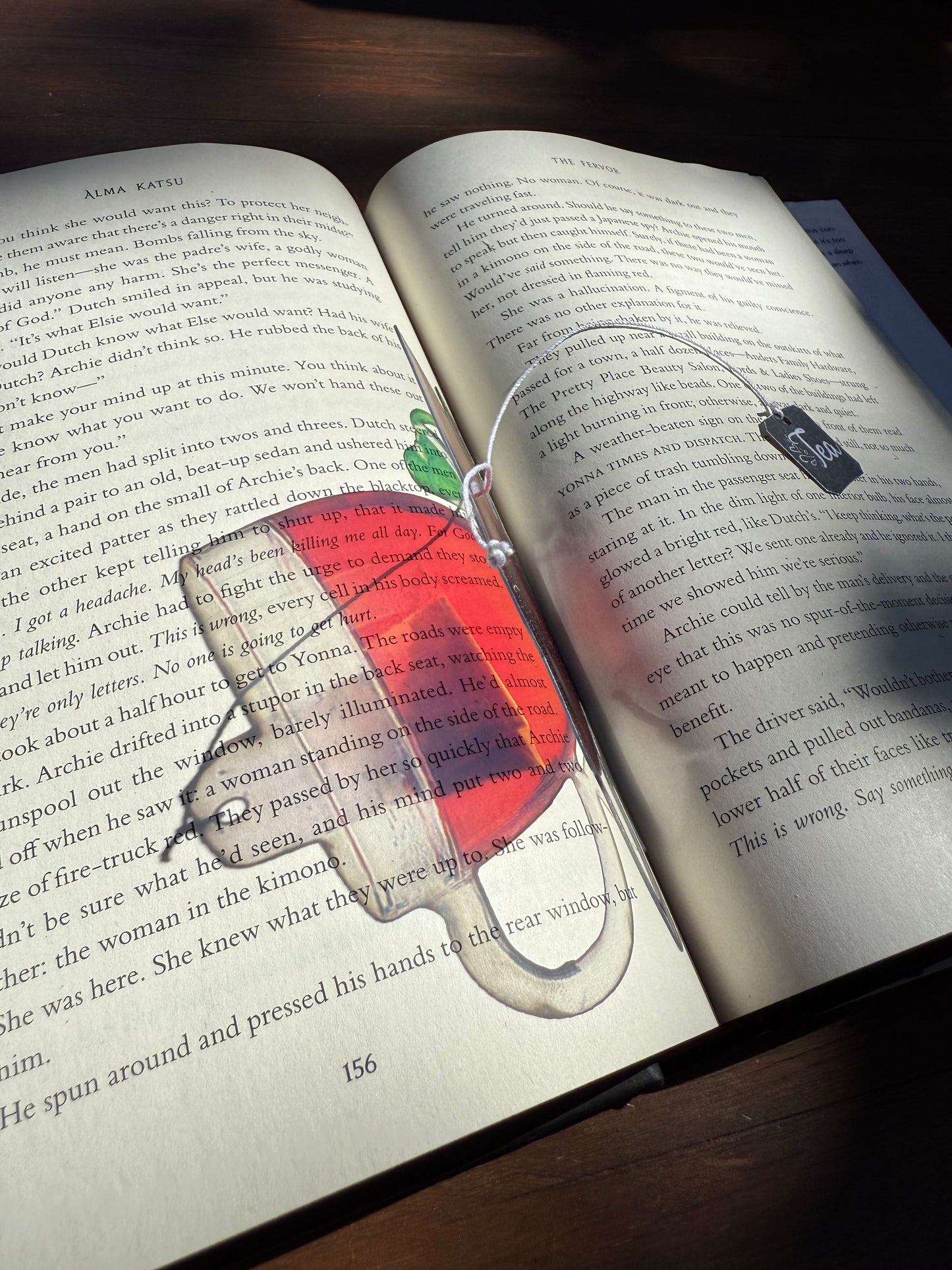 Cup of Tea Transparent Bookmark