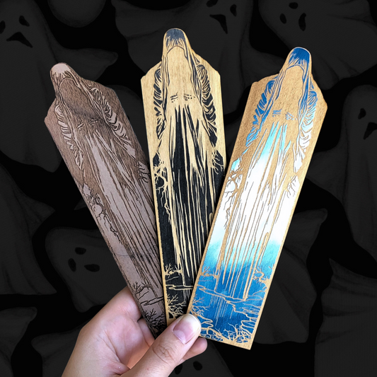 Ghost by the River Wooden Bookmark