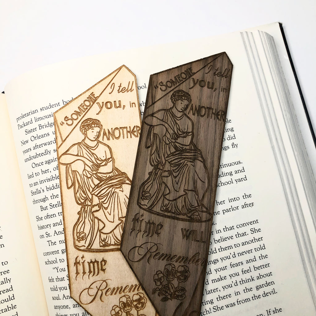 Sappho Wooden Bookmark