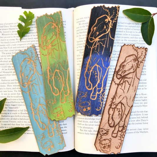 Kelpie Wooden Bookmark