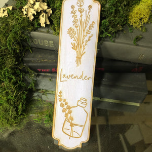Botanical Wooden Bookmark