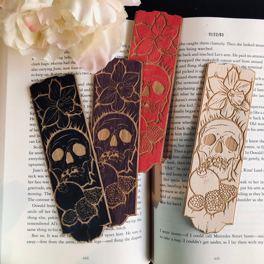 Persephone and Hades Wooden Bookmark