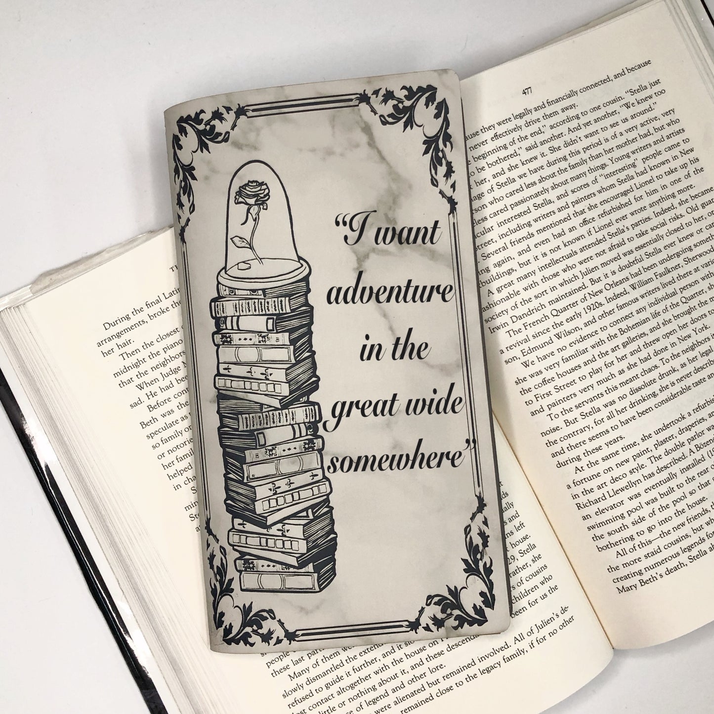 Enchanted Library Vegan Leather Literary Travel Journal