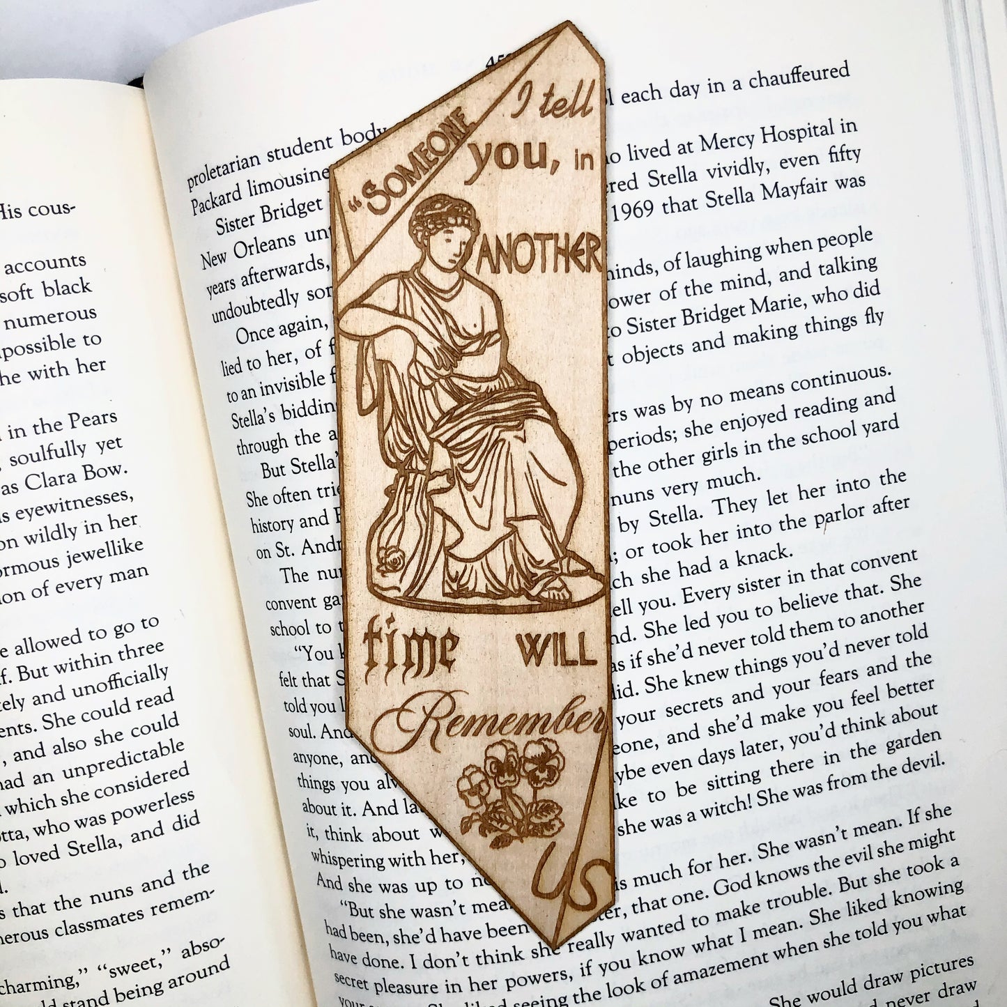 Sappho Wooden Bookmark