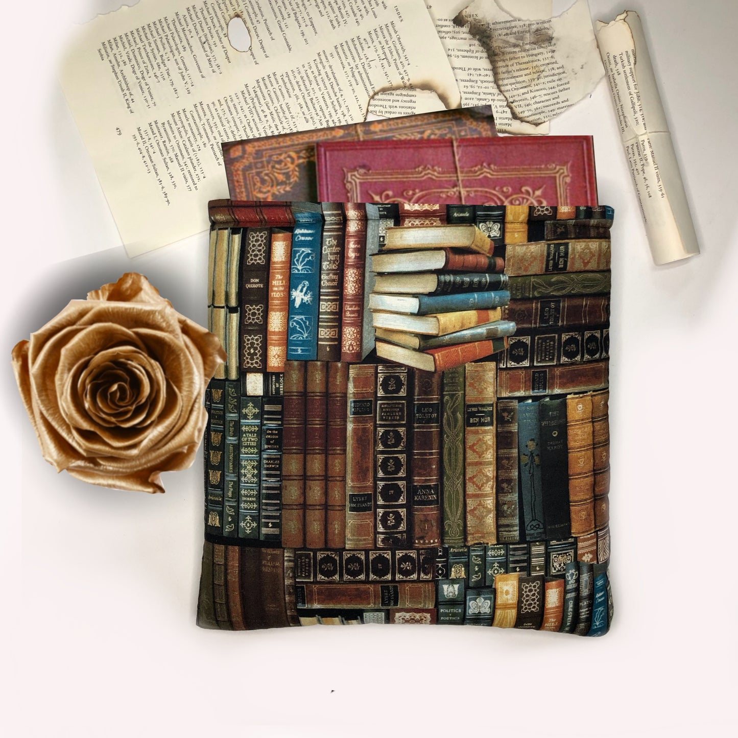 Vintage Books Book Sleeve | Gift for Book Lovers
