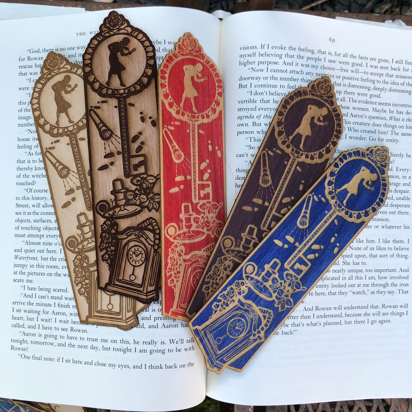 Nancy Drew Wooden Bookmark | Mystery Literature Woodmark | Bookish Gift | Nancy Drew Bookmark
