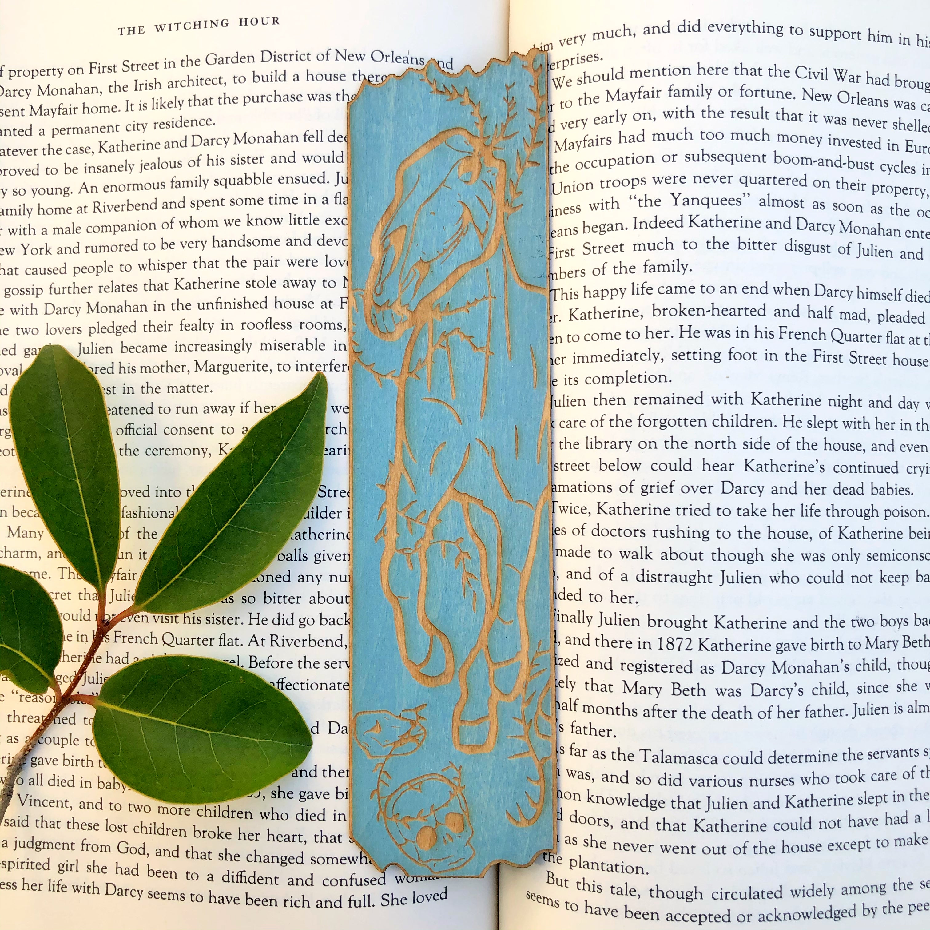 Kelpie Wooden Bookmark