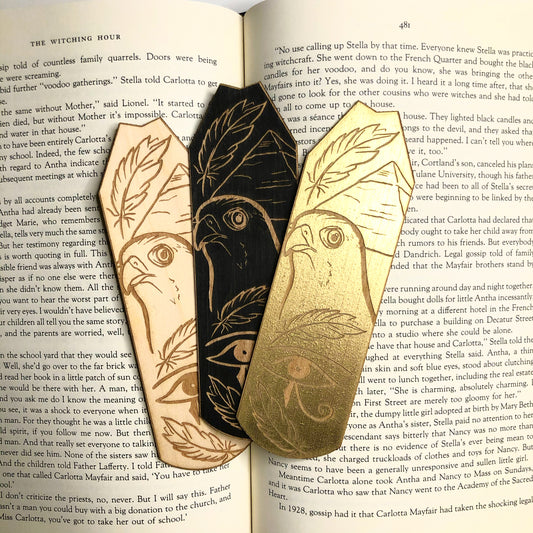 Horus Wooden Bookmark | Egyptian Mythology Bookmark