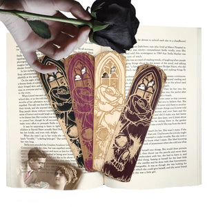 Gothic Romance Wooden Bookmark