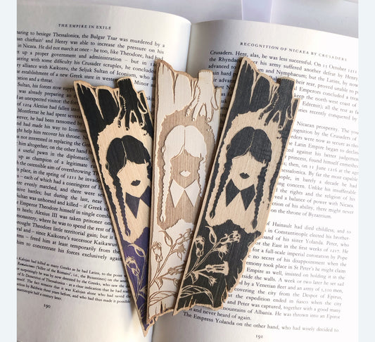 Wednesday Wooden Bookmark