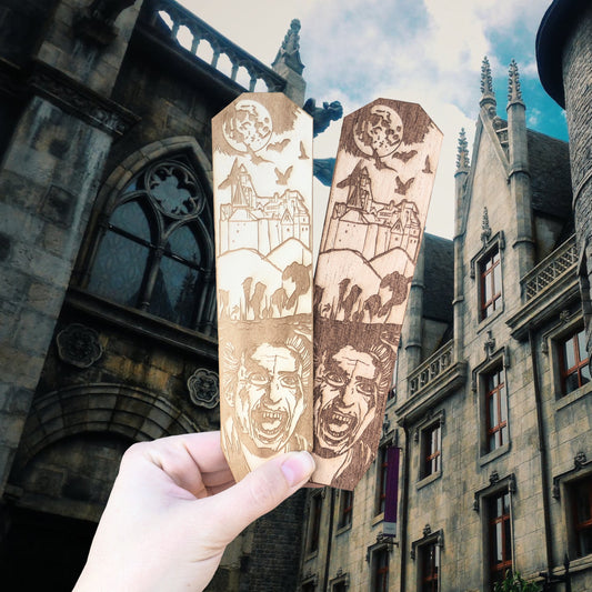 Dracula Wooden Bookmark