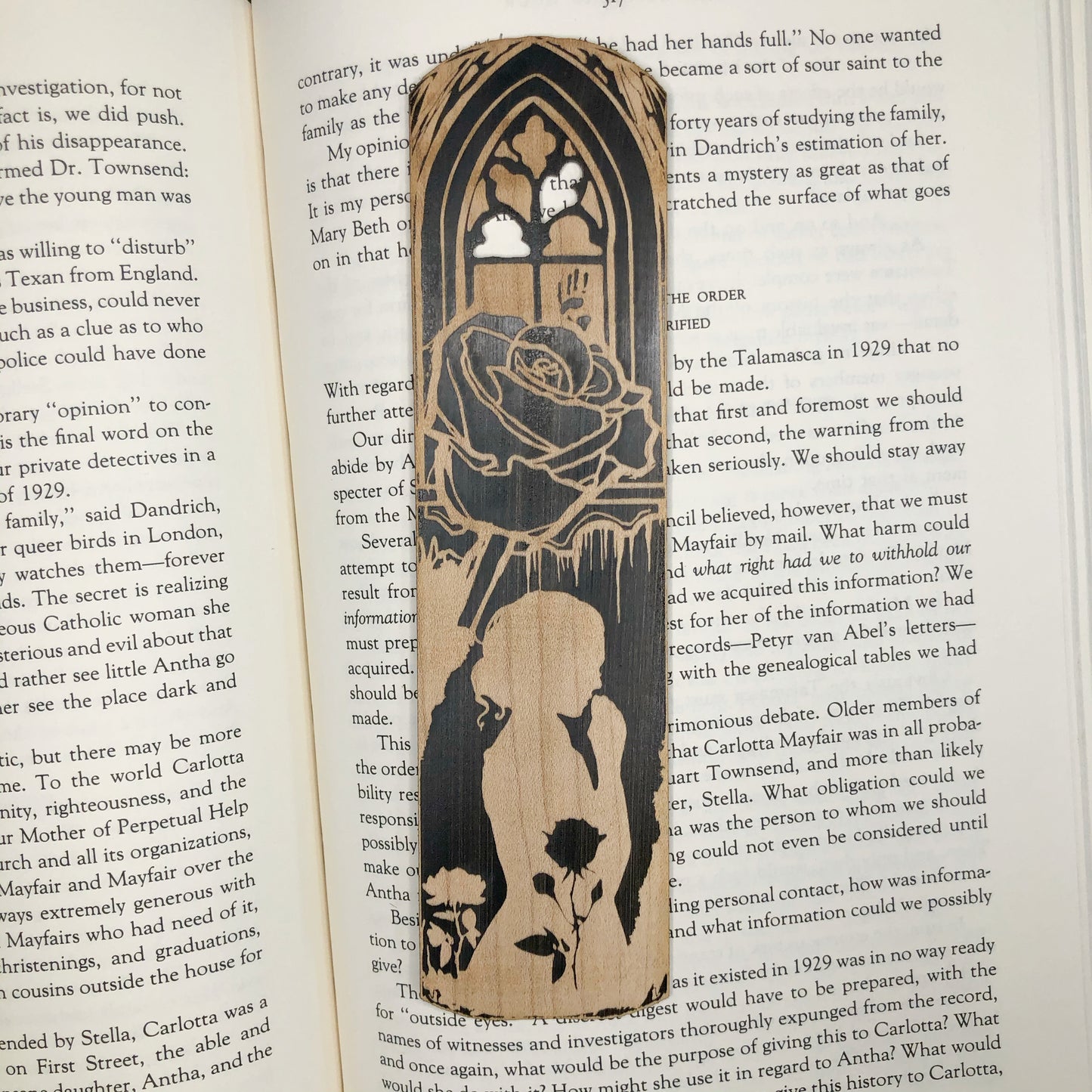 Wuthering Heights Wooden Bookmark