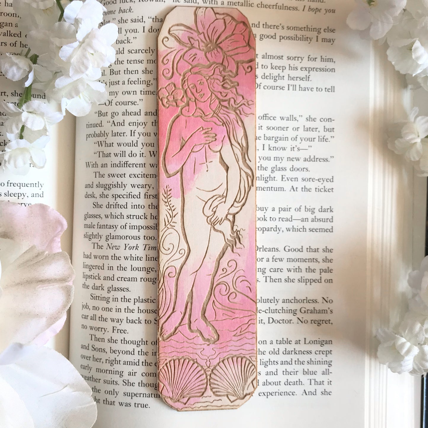 Aphrodite Wooden Bookmark