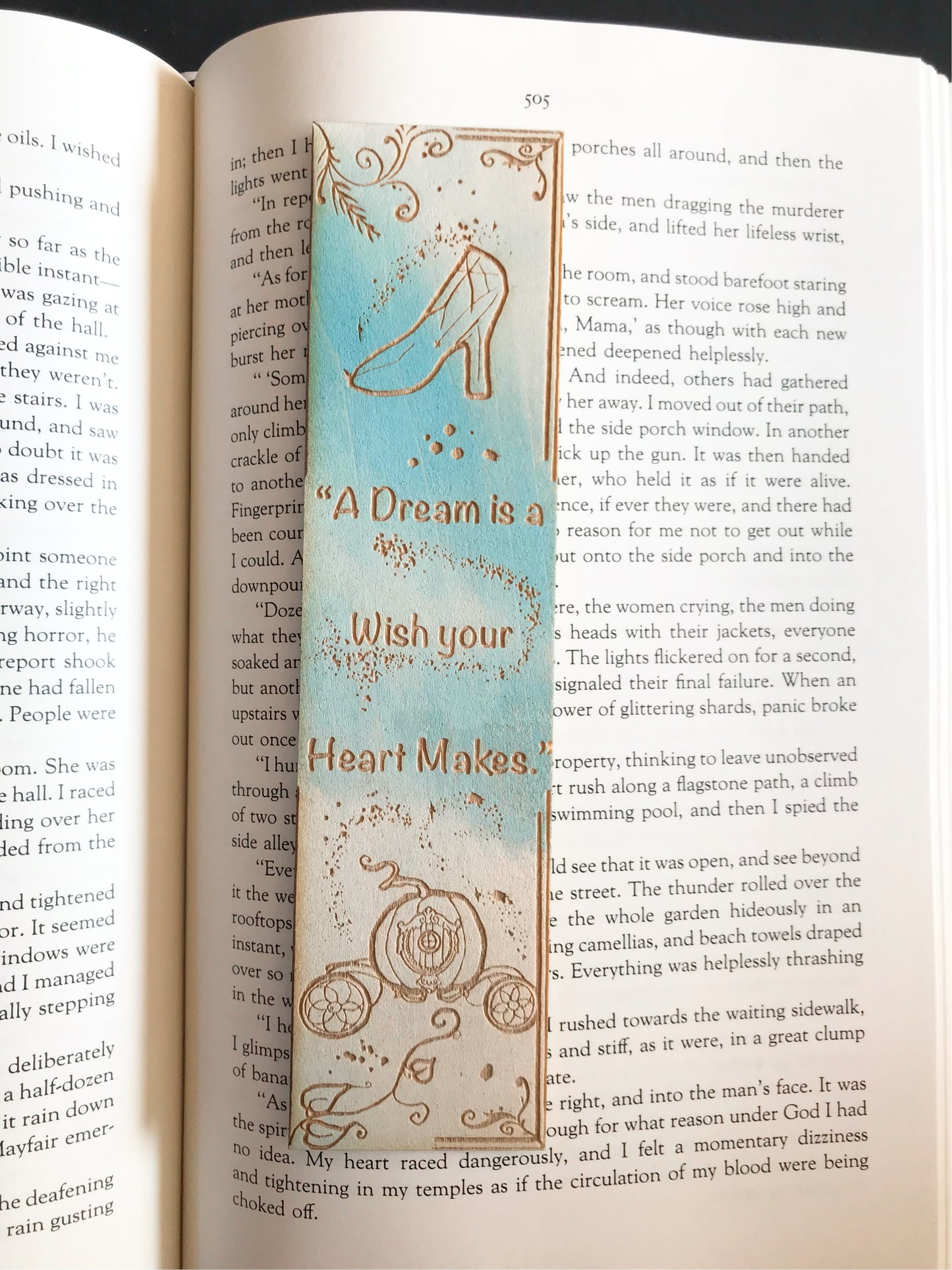 Princess Wooden Bookmark