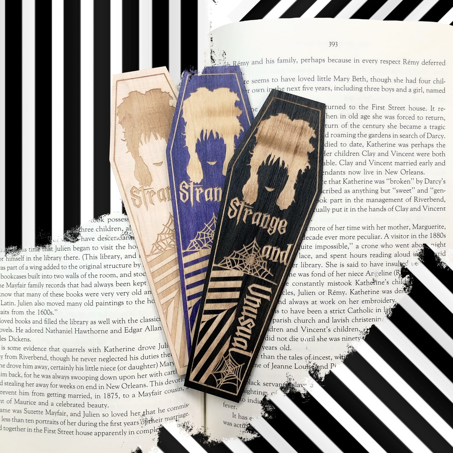 Strange and Unusual Wooden Bookmark