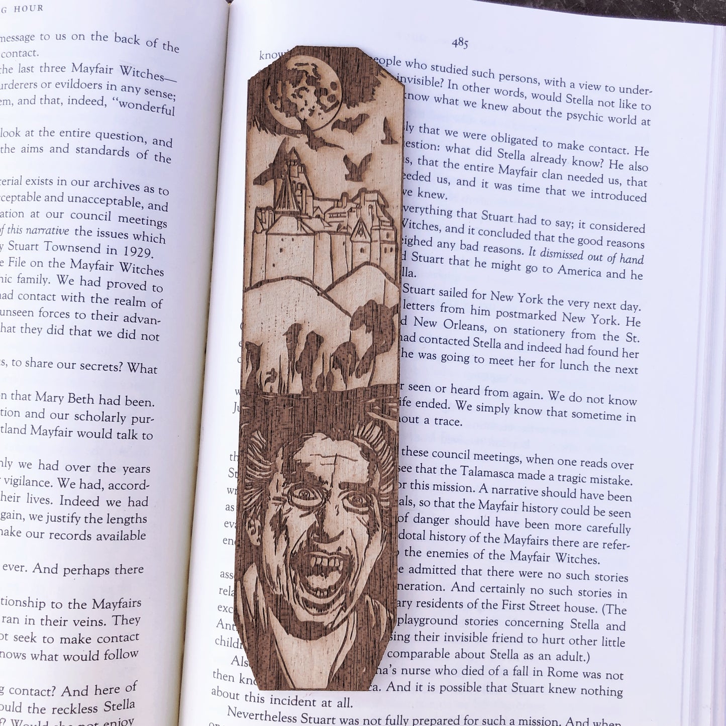 Dracula Wooden Bookmark