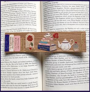 Belle's Library Wooden Bookmark