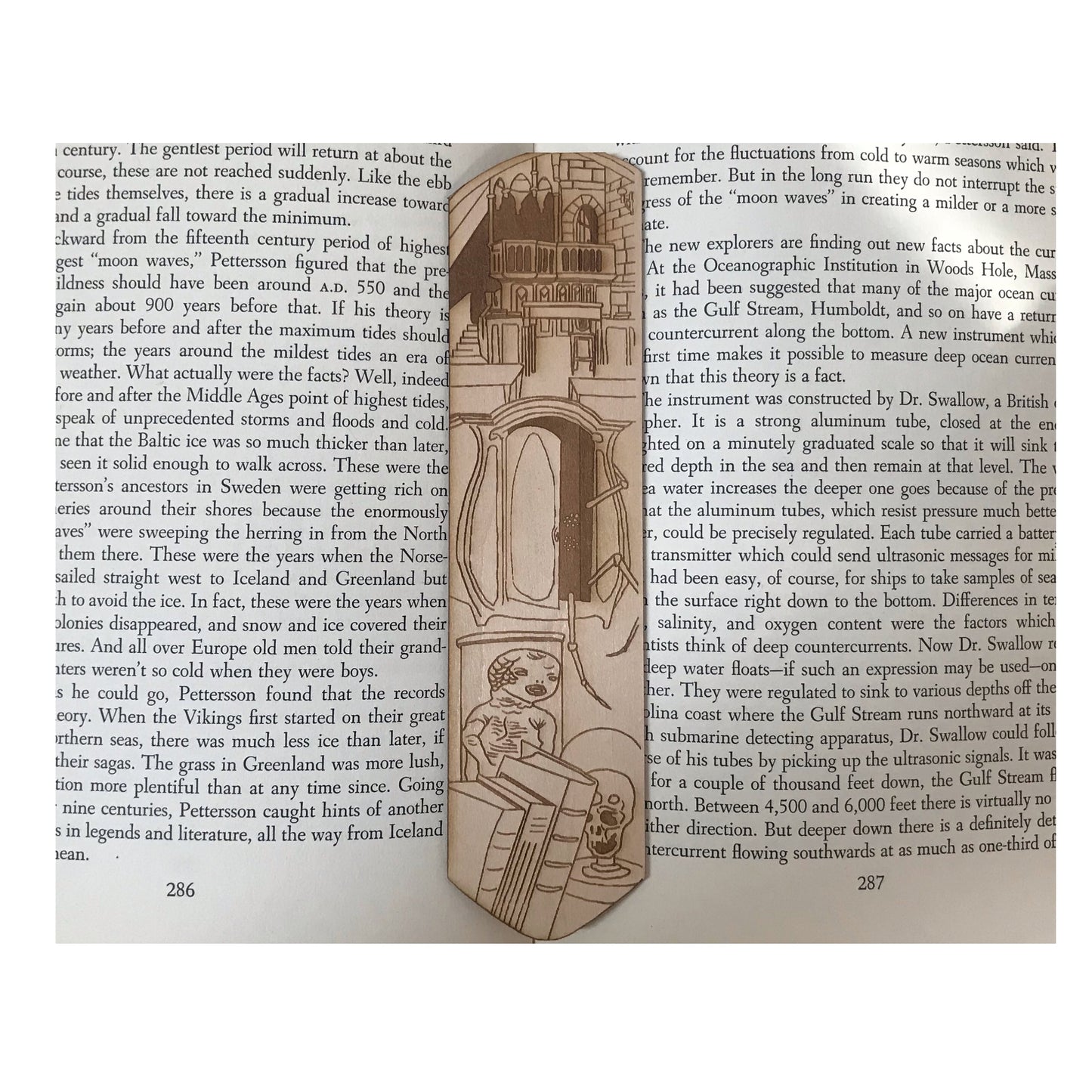 Defense Against the Dark Arts Wooden Bookmark