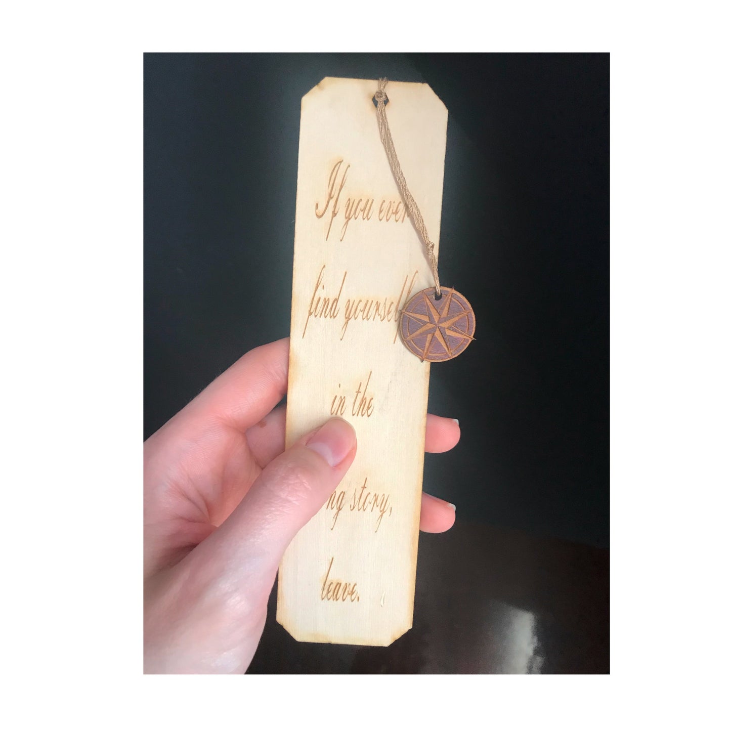Fairytale Map Wooden Bookmark