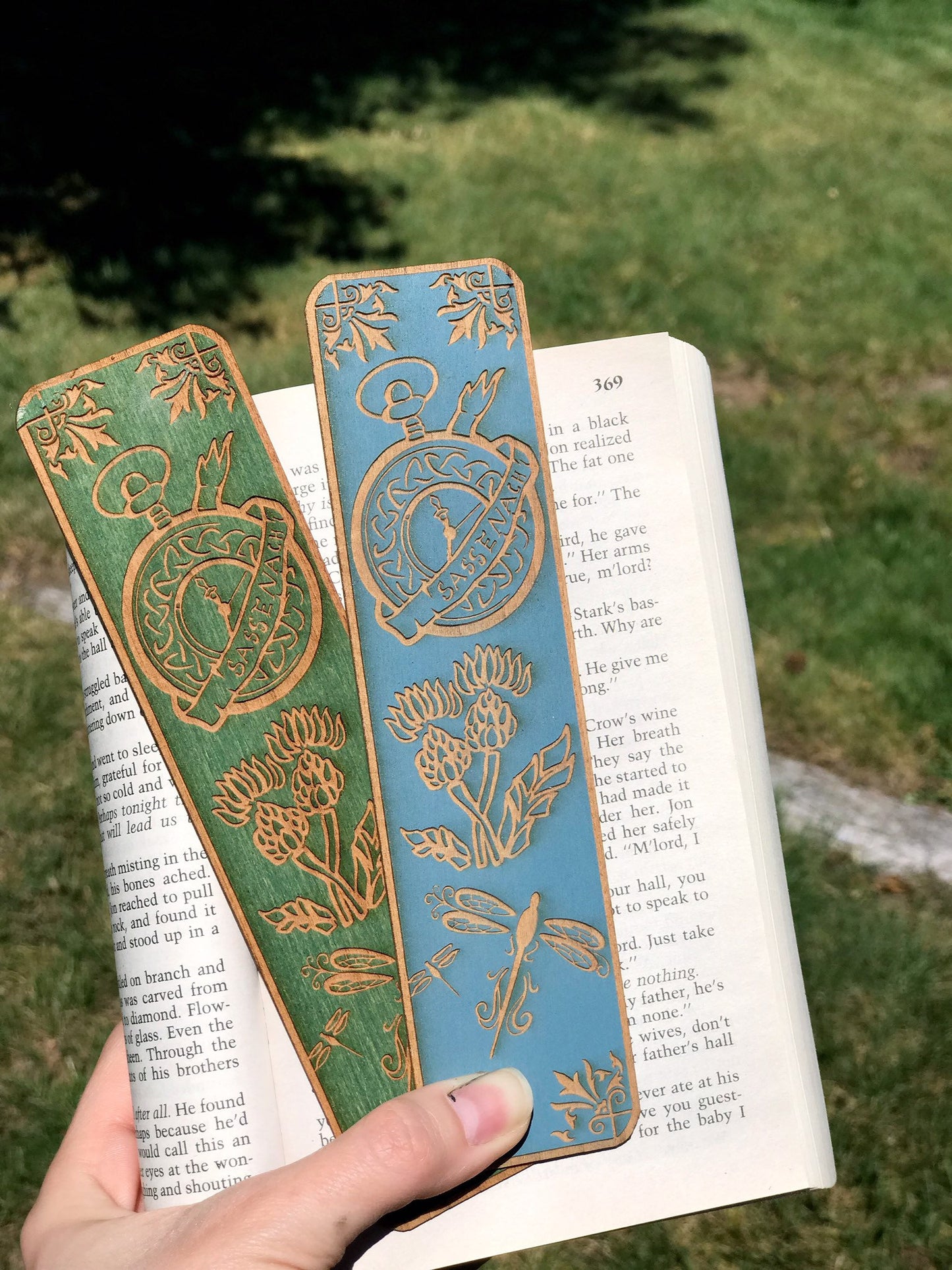 Outlander Wooden Bookmark