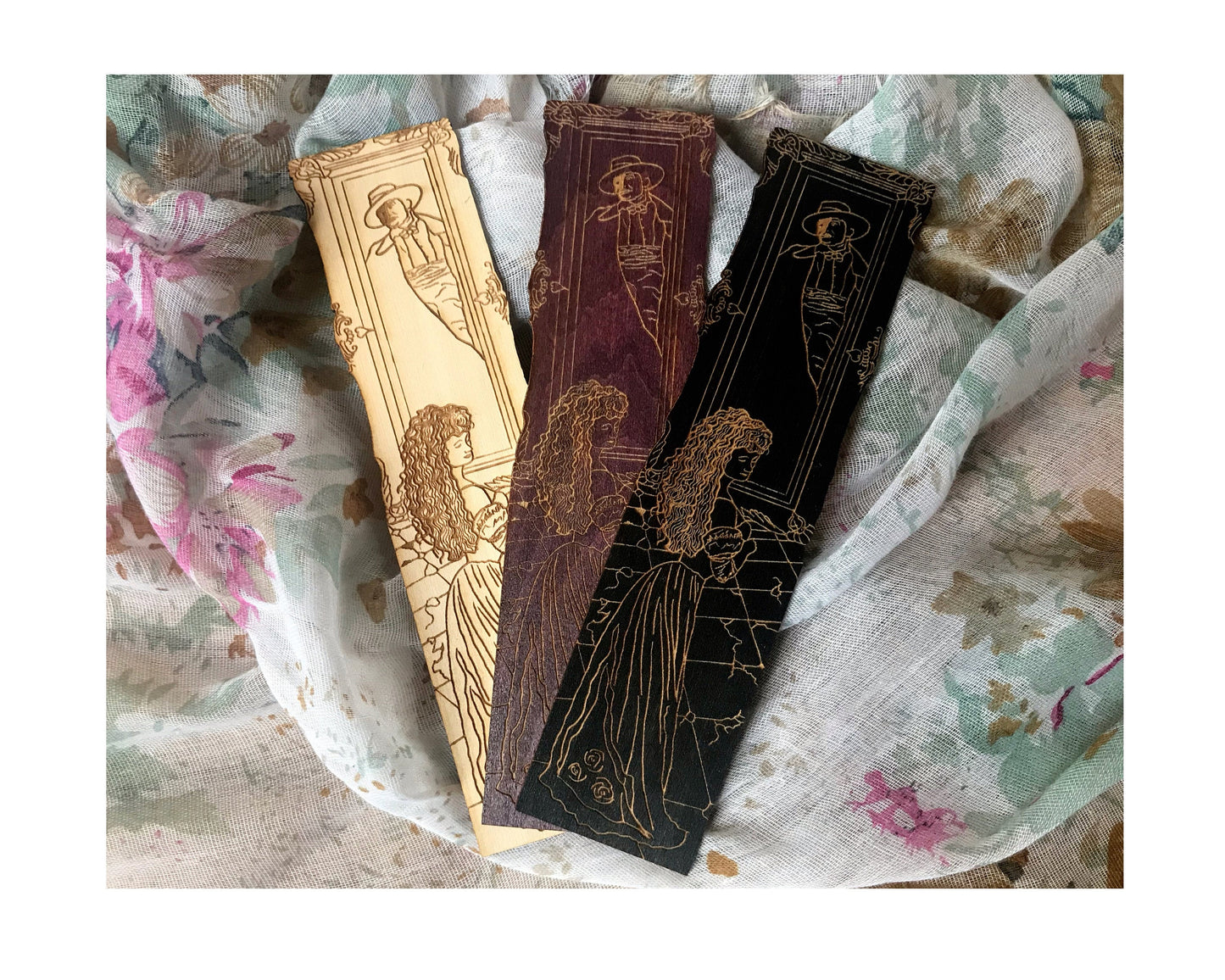 Phantom of the Opera Wooden Bookmark