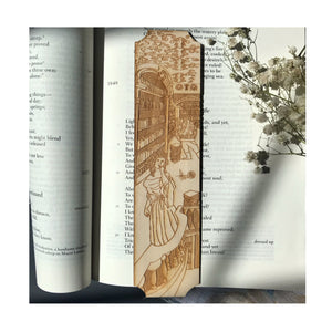 Beauty and the Beast Wooden Bookmark
