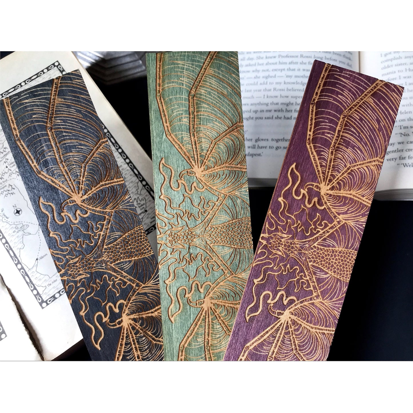 Dragon Wooden Bookmark