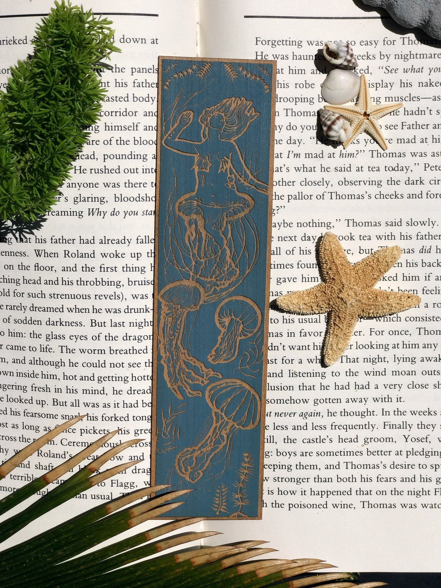 Oceanid Greek Mythology Wooden Bookmark