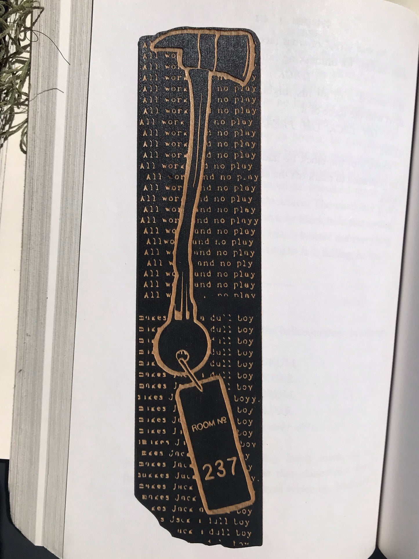 The Shining Stephen King Wooden Bookmark