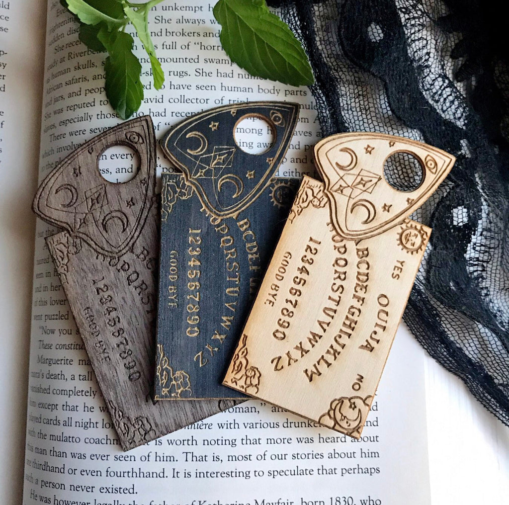 Ouija Board Mini Wooden Bookmark