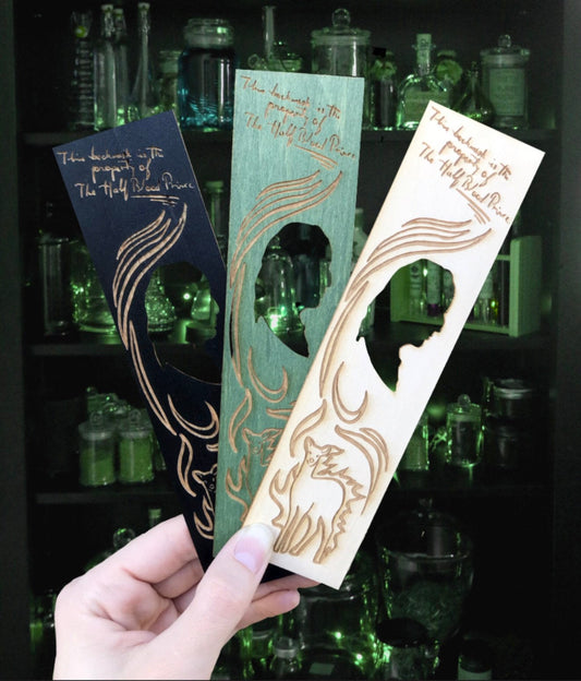 The Half-blood Prince Wooden Bookmark