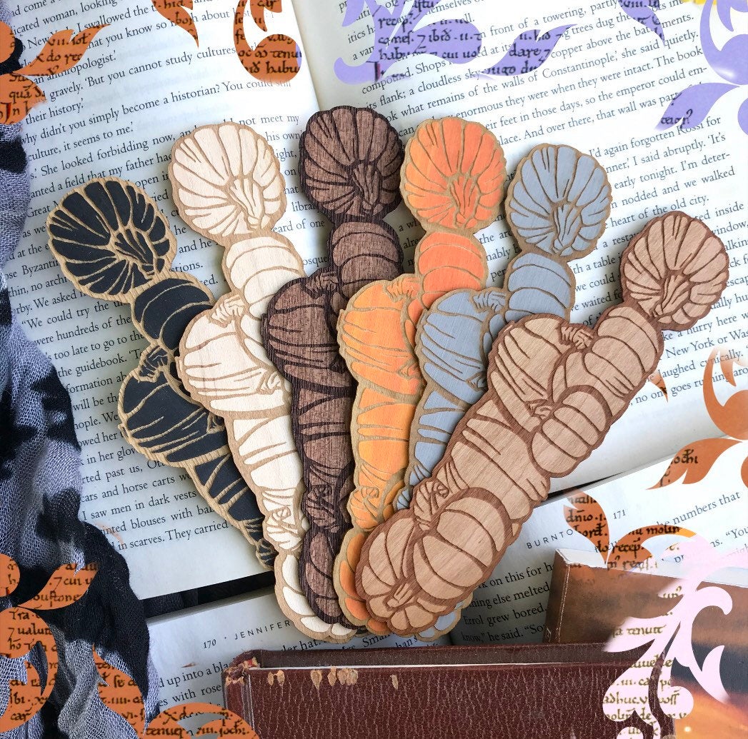 Pumpkin Patch Wooden Bookmark