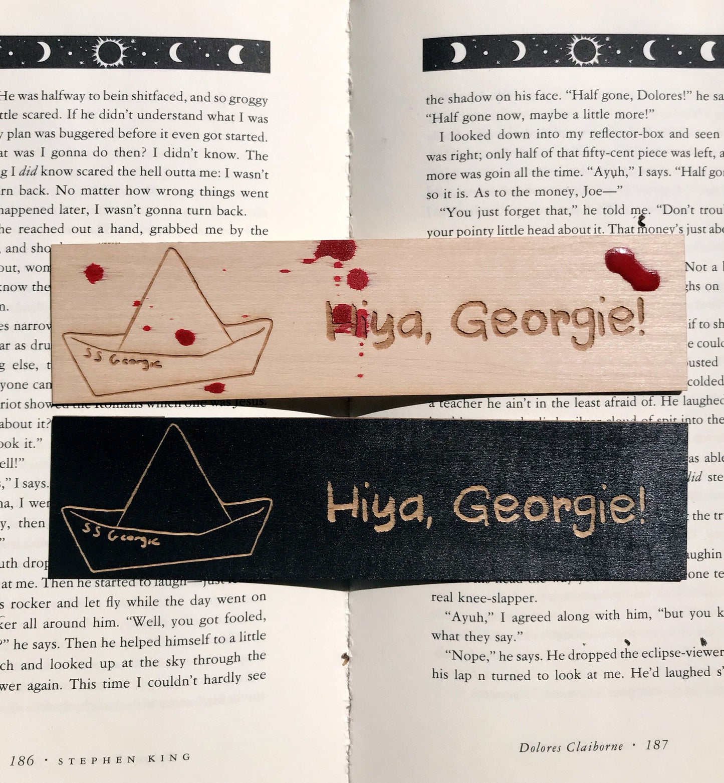 Hiya Georgie! Wooden Bookmark